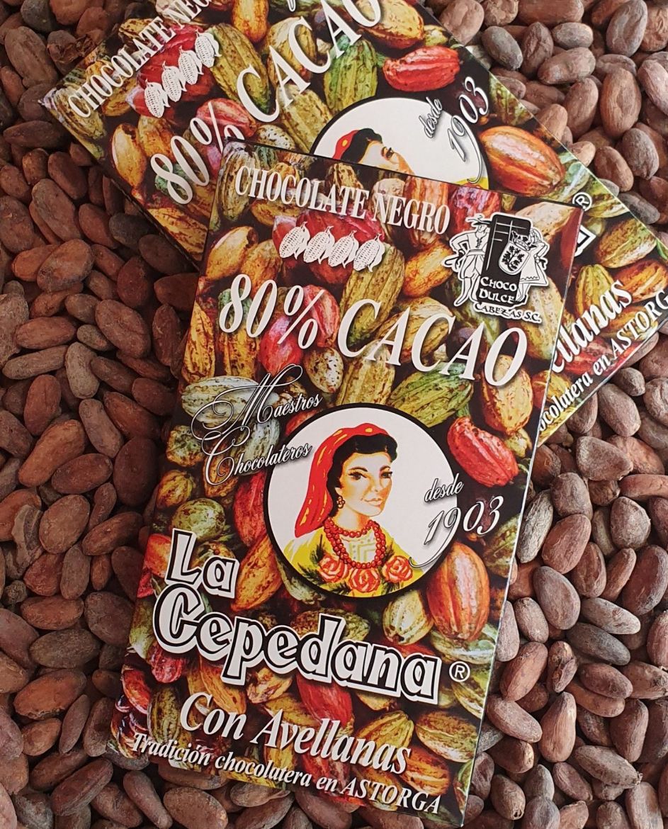 Imagen de Chocolate Negro Extrafino 80% Cacao con Avellanas